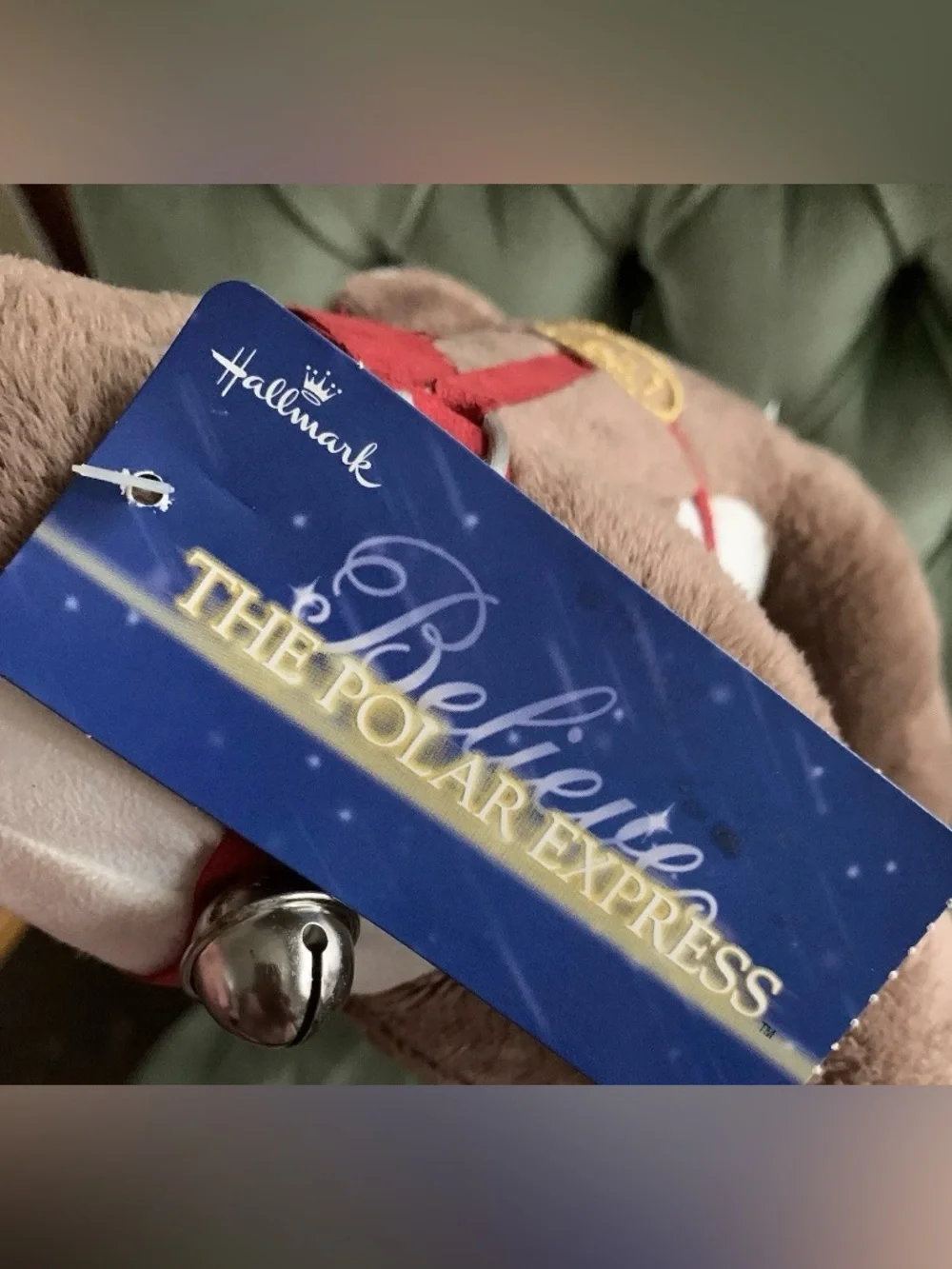 Hallmark Polar Express Reindeer Plush Stuffed Animal 13